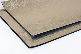 Шумоізоляційний лист ULTIMATE SOFT з клеєм металізований 10 мм, розмір 500 х 750 мм