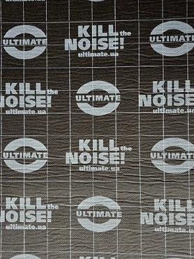 Надлегка шумоізолююча акустична мембрана ULTIMATE SOFT PLUS 6мм, розмір 500 х 750 мм